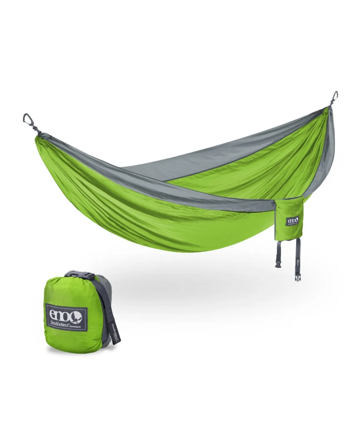 ENO DoubleNest Hammock - Lightweight, Portable, 1 to 2 Person Hammock - for Camping, Hiking, Backpacking, Travel, a Festival, or The Beach