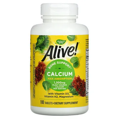 Nature's Way Alive! Calcium - Bone Formula - 60 Tablets