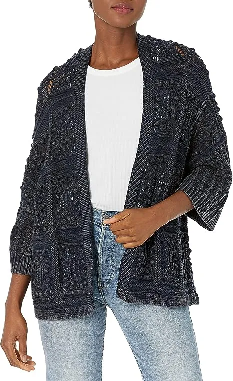 Lucky Brand Women's Crochet Cardigan