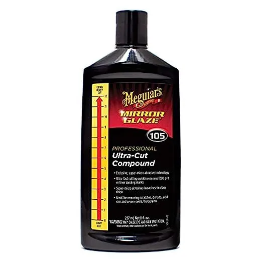 Meguiar's M10508 - Mirror Glaze Ultra Cut Compound 8 oz.