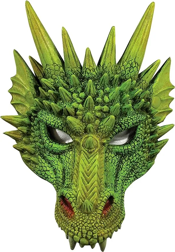 Rubies unisex-adult Medieval Fantasy Dragon Half Mask