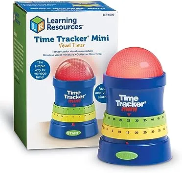 Learning Resources Time Tracker Visual Timer & Clock