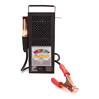 Battery Tender Battery Load Tester for Automotive 12 Volt and 6 Volt Batteries, Includes Alligator Clamps