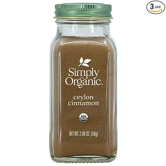 Simply Organic, Canela Orgânica Do Ceilão, 59 G