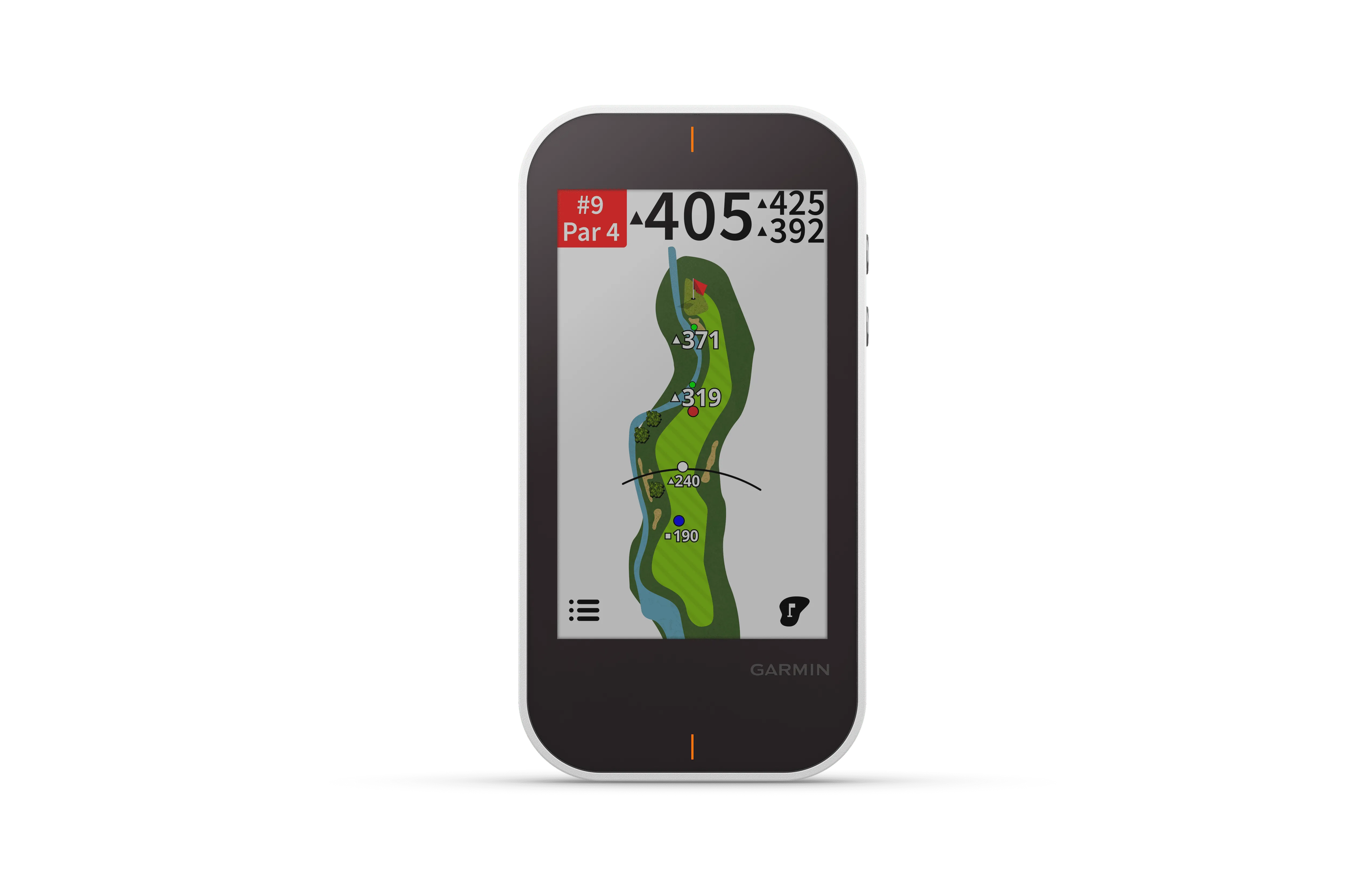 Garmin Approach G80, All-in-One Premium GPS Golf Handheld with Integrated Launch Monitor, 3.5" Touchscreen, Black/White