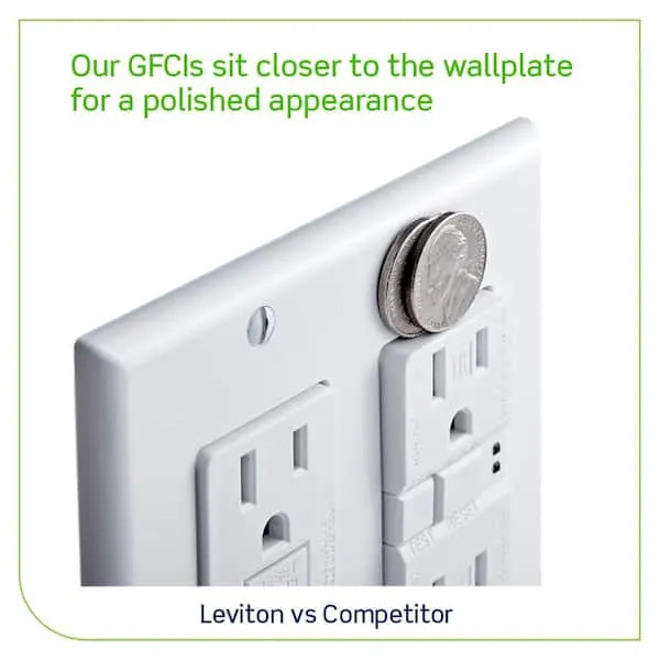 Leviton 20 Amp GFCI Outlet