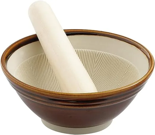 Helen's Asian Kitchen 97034 Ceramic Suribachi Set