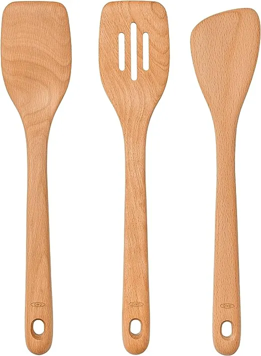 OXO Good Grip 3-Piece Wooden Spoon Set