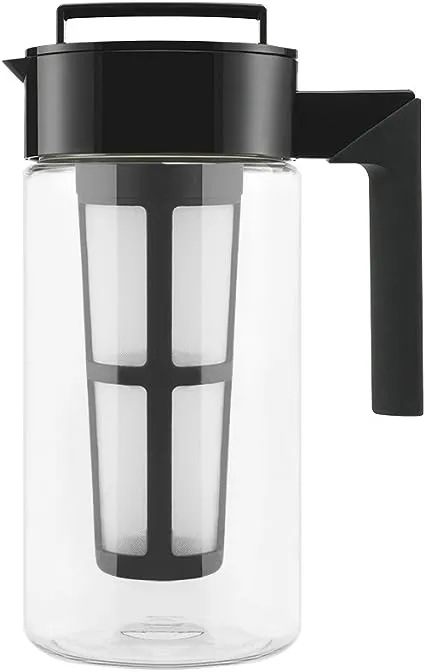 Takeya Premium Quality Iced Tea Maker Made in The USA, BPA Free, 2 qt, Avocado