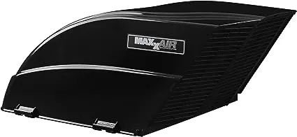 MAXXAIR 00-955002 Black Fanmate Fan/ Vent Cover with Ez Clip Installation Hardware