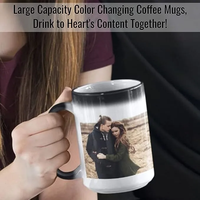 TANGLONG Color  Changing  Coffee  Mugs  15oz  Sublimation  Mugs  Magic  Mug  ...