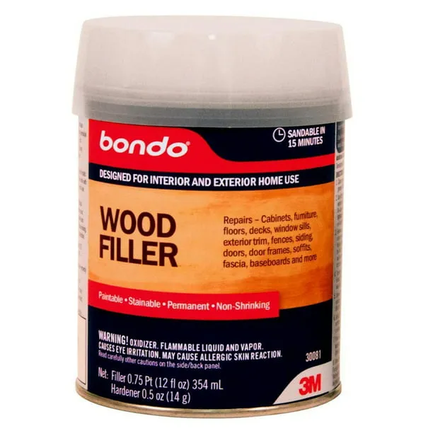 Bondo Brown Wood Filler 1 qt. 