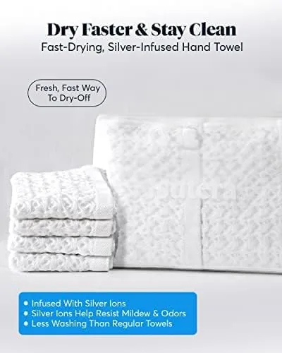 Sutera Hand Towel American Grown Supima Cotton Set of 3 30.5 x 16.5 inch