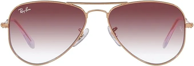 Junior Aviator RJ9506S Ray Ban Jr Sunglasses Rose Gold / 50-13-120 mm