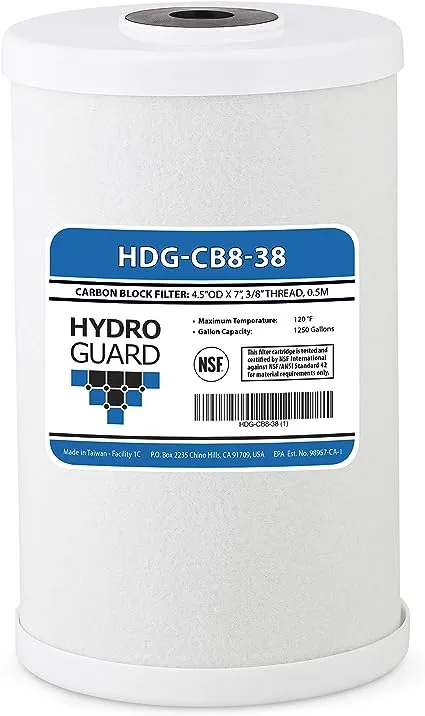 Hydro Guard CB8, Amway E84, A101, E-9225 Compatible Carbon Block Water Filter