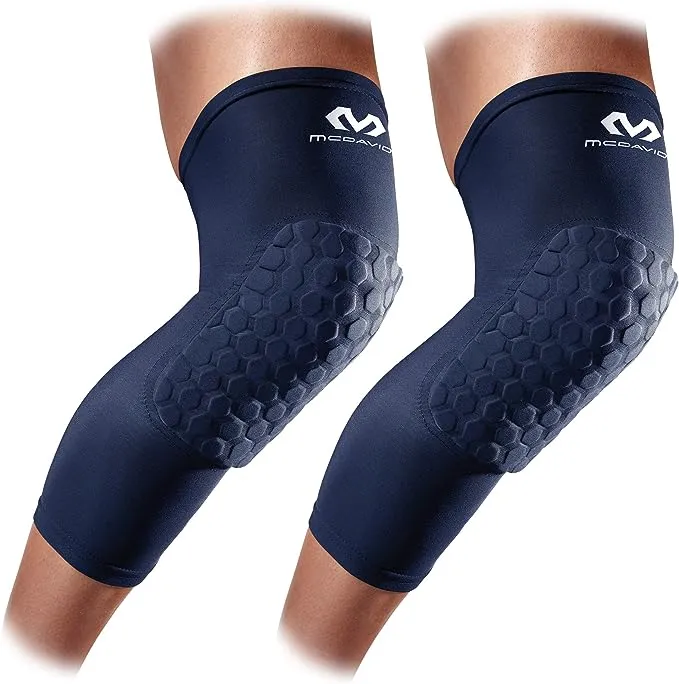 McDavid Hex Leg Sleeves, Black, S - 1 pair