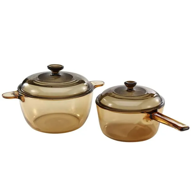 Visions® 5-piece Dutch Oven Cookware Set with 3.5-liter Stewpot