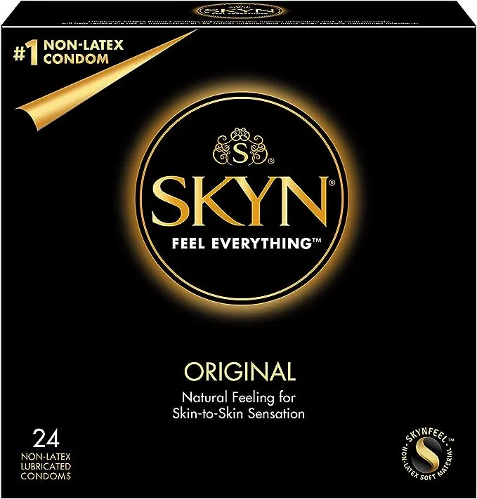 Skyn Non-Latex Lubricated Condoms, 12 Count