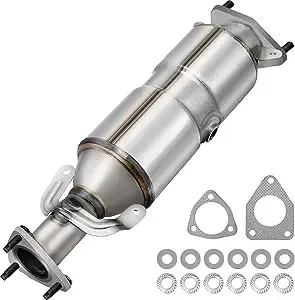 Mophorn Catalytic Converter Compatible with 2003-2007 Honda Accord EX/LX/DX 2.4L L4 Direct Fit High Flow Series Cat Converter Stainless Steel Exhaust Manifold Pipe with Gasket (OBD III Compliant)