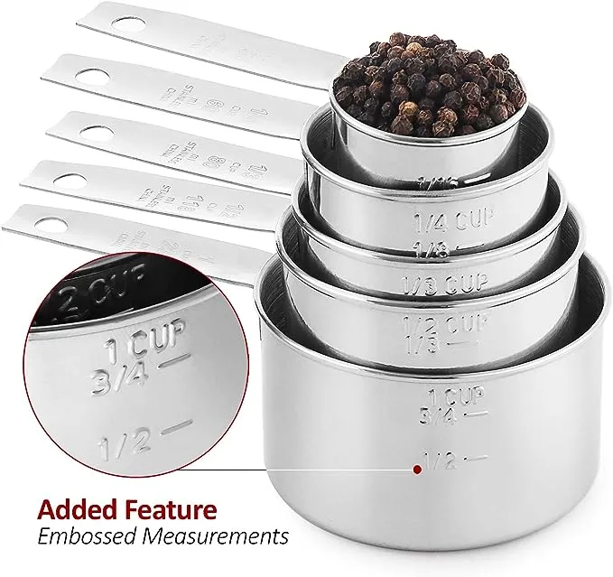 laxinis World Stainless Steel Measuring Cups