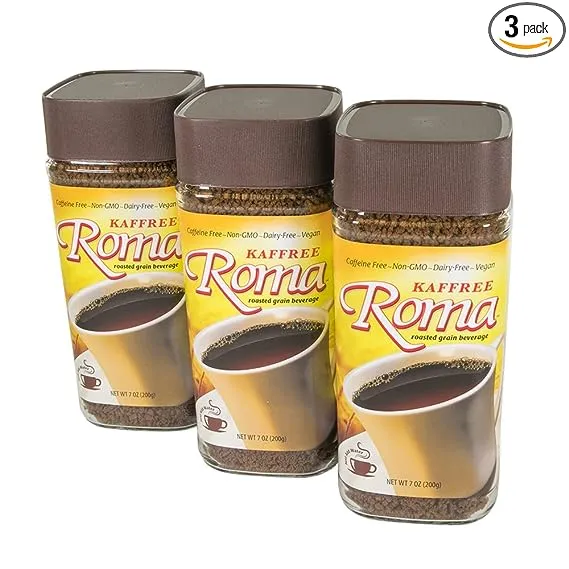 Kaffree Roma - Vegano - Original (7 oz.) (Paquete de 3) - sin Gmo