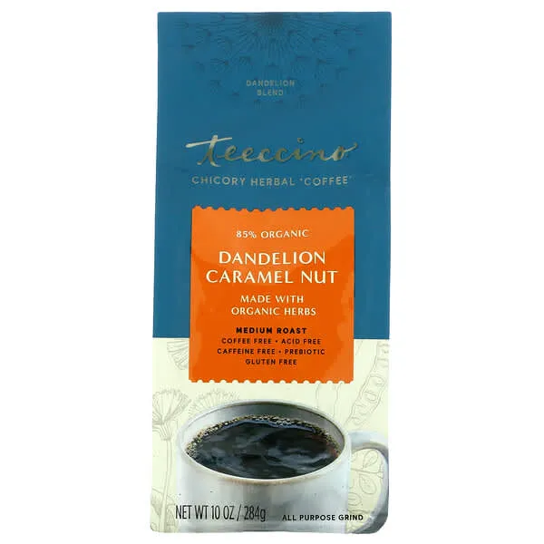 Teeccino Dandelion Caramel Nut Herbal Coffee