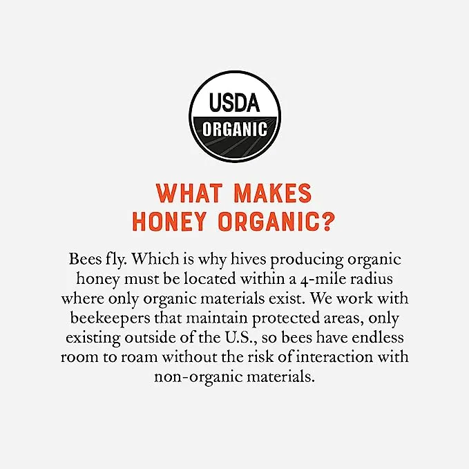 Nature Nates Honey, Organic, Raw & Unfiltered, 100% Pure - 32 oz