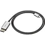 Amazon Basics - Cable USB-C a DisplayPort de aluminio, 3 pies