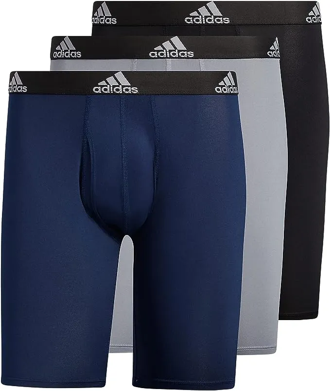 Adidas Men's Performance Long Boxer Brief Underwear