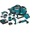 Makita XT801X1 18V LXT Lithium-Ion Cordless 8-Pc. Combo Kit (3.0Ah)