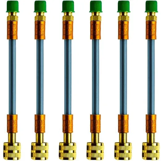 Leak Saver Direct Inject AC Leak Sealer 6-Pack | AC Stop Leak for Most HVAC Systems Up to 5 Tons | Works with All Systems & AC Refrigerants | Made