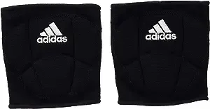 adidas Unisex-Adult Sleek 5 Inch Knee Pad, Black/White, Medium