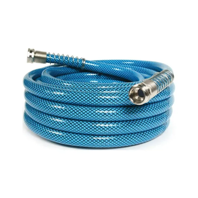 Camco TastePURE 35-Foot Premium Camper/RV Drinking Water Hose | Features a Heavy-Duty No-Kink Design with Strain Relief Ends & 5/8-Inch Inside Diameter | NSF Drinking Water Safe Certified (22843)