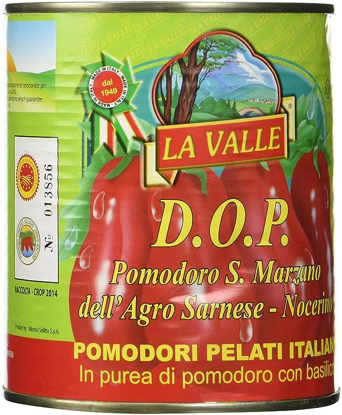 La Valle San Marzano DOP Tomatoes, 1.75 Pound (Pack of 5)