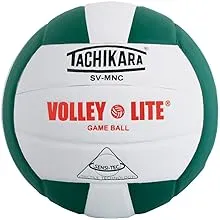 Tachikara SVMNC Volley Lite Volleyball (Black/White)