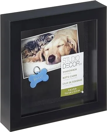 6" x 6" Black Mini Shadow Box by Studio Decor | Michaels