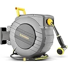 Retractable Garden Hose Reel 5/8 in x 100 ft Upgraded UV Resistant Heavy,New 