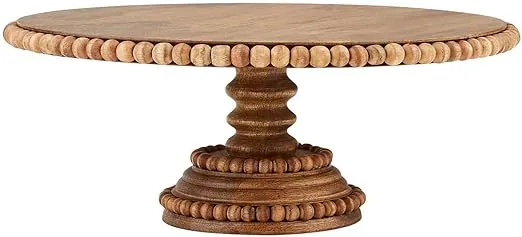 Mud Pie Beaded Cake Stand