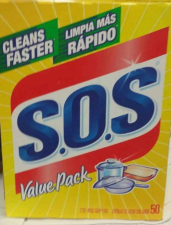 S.O.S Steel Wool Soap Pads - 50 PadsS.O.S Steel Wool Soap Pads - 50 Pads