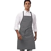 Chef Works F8-GRY0 Butcher Apron Gray