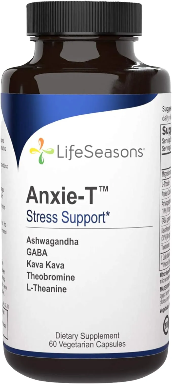 LifeSeasons, Anxie-T Stress Support, 60 Veg Capsules