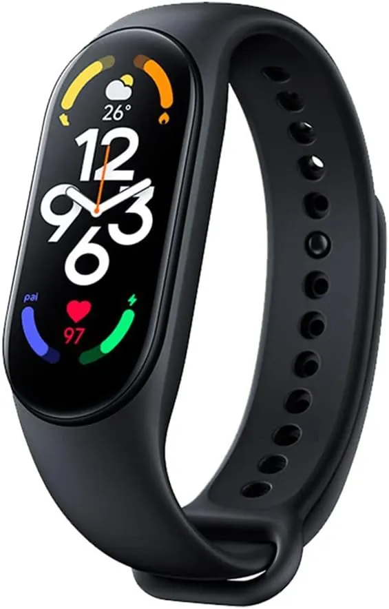 Xiaomi Band 7 Pro Smartwatch con GPS (versión global), monitor de actividad de salud y fitness de alta resolución de 1.64 pulgadas, monitor de frecuencia cardíaca y SPO₂, más de 110 modos deportivos, reloj inteligente con batería de 12 días, color negro