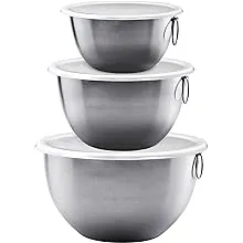 Stainless Steel Mixing Bowls, Set of 3