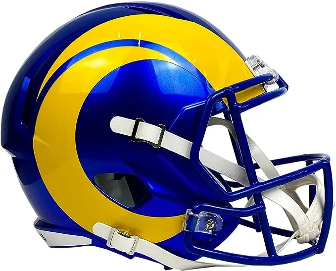 Riddell NFL Los Angeles Rams Speed Replica Football Helmet, Blue