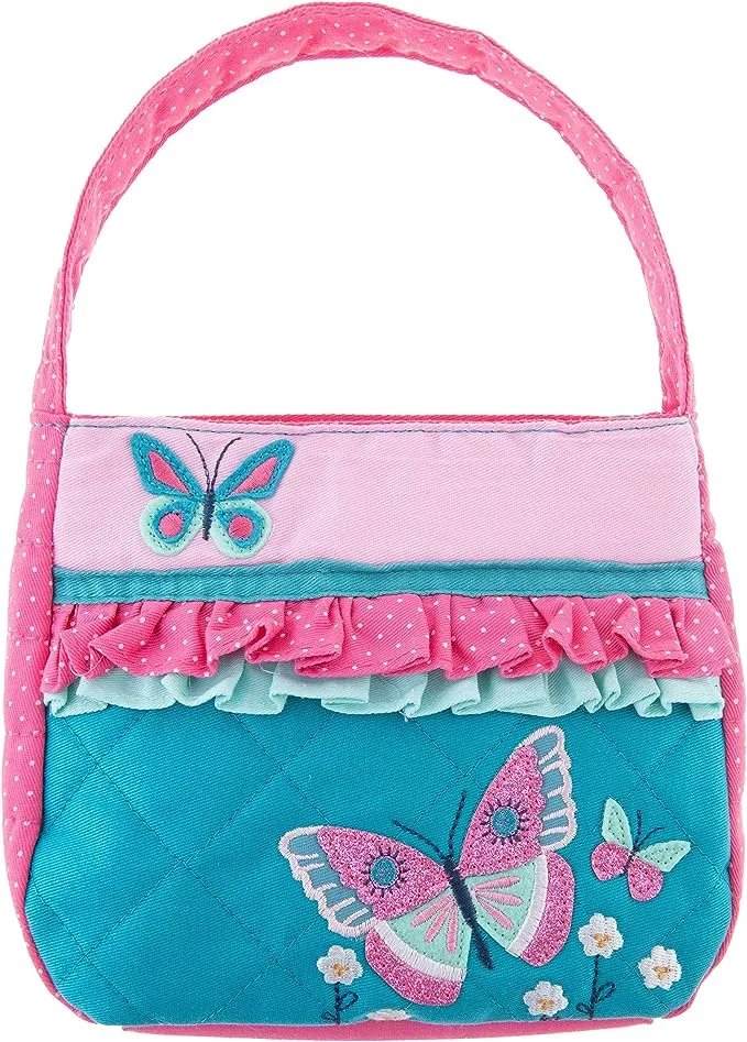 Stephen Joseph Little Girls Toddler Quilted Purse, Purse for Little Girls Handbags Kids Age 3-8