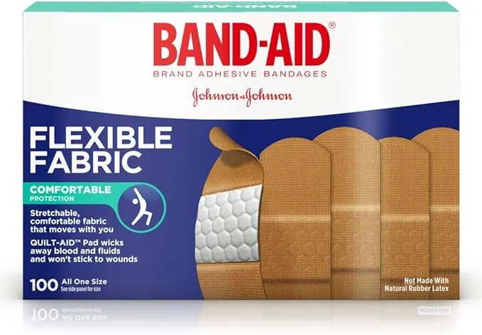 Band-Aid Flexible Fabric Adhesive Bandages