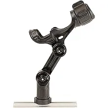 YakAttack Omega Fishing Rod Holder with Track Mounted LockNLoad Mounting System, Pro and Standard Edition - Multiple Colors | Kayak Fishing Accessories