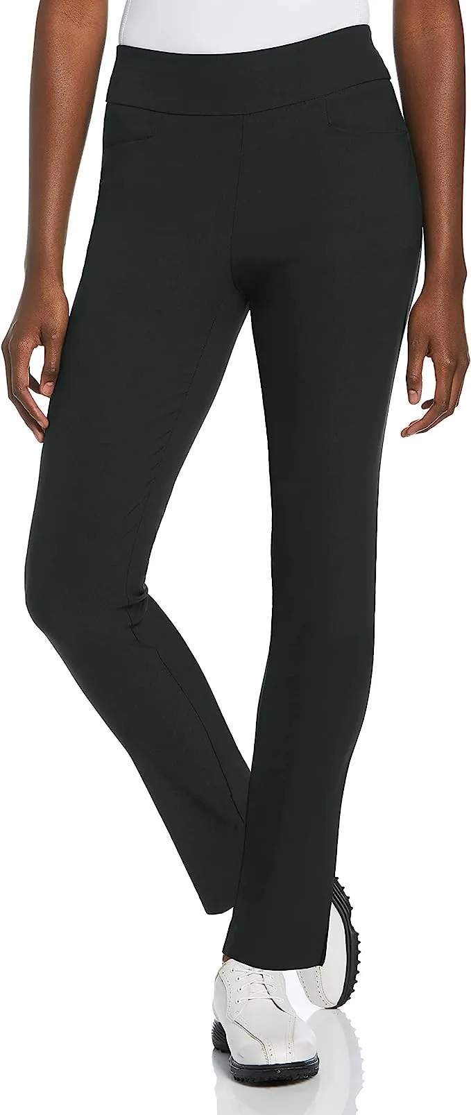 PGA TOUR Women's Pull-on Golf Pant with Tummy Control (Size X-Small-xx-Large)