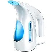 Hilife Steamer for Clothes, Portable Handheld Design, 240ml Big Capacity, 700W, Strong Penetrating Steam, Removes Wrinkle, for Home, Office and Travel(ONLY FOR 120V) (Maya Blue)