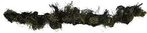 AUSCAMOTEK Ghillie Suit for Men Gilly Suit for Hunting Halloween Costume Airsoft Paintball Hood Rifle Wrap Included- Small Size Dry Grass